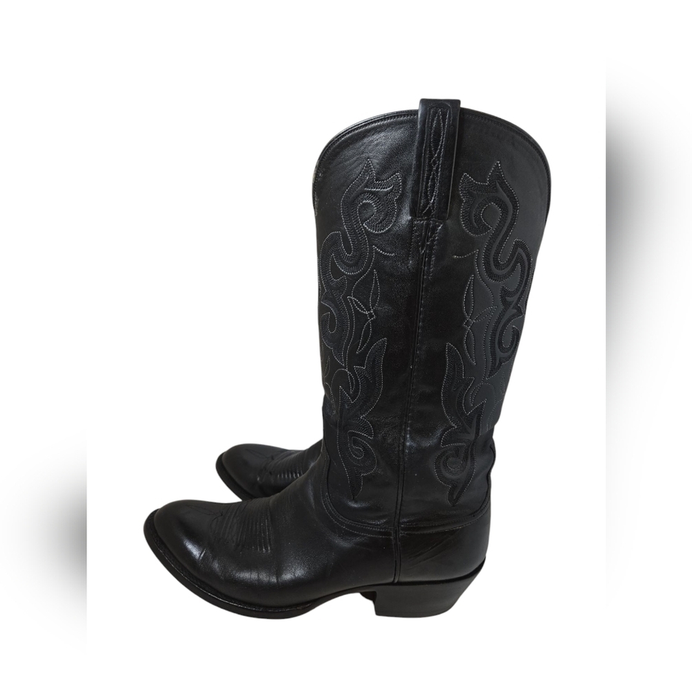 Lucchese Men's Cowhide Western Boots - Round Toe Size 8 - Picture 5 of 8